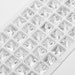 Glass Square Clear All Size Sew On Rhinestones Flat back Crystal Jewelry Beads Foiled Back