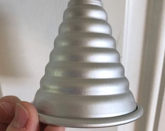 UNICORN HORN, Ice Cream Cone, Christmas Tree, Versatile Bath Bomb Mold, Metal, 3 1/4"