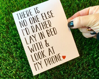 There is No One Else - Funny Anniversary Card - Funny Relationship card - Funny I love you card - Anniversary Card