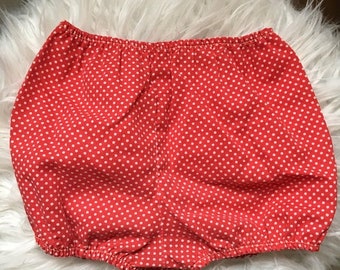 15% OFF - 1950's red white polka dot bloomers - size 3t / 4t