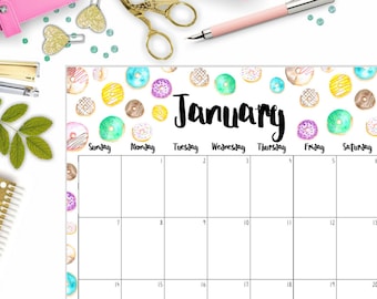 may 2018 monthly planner set