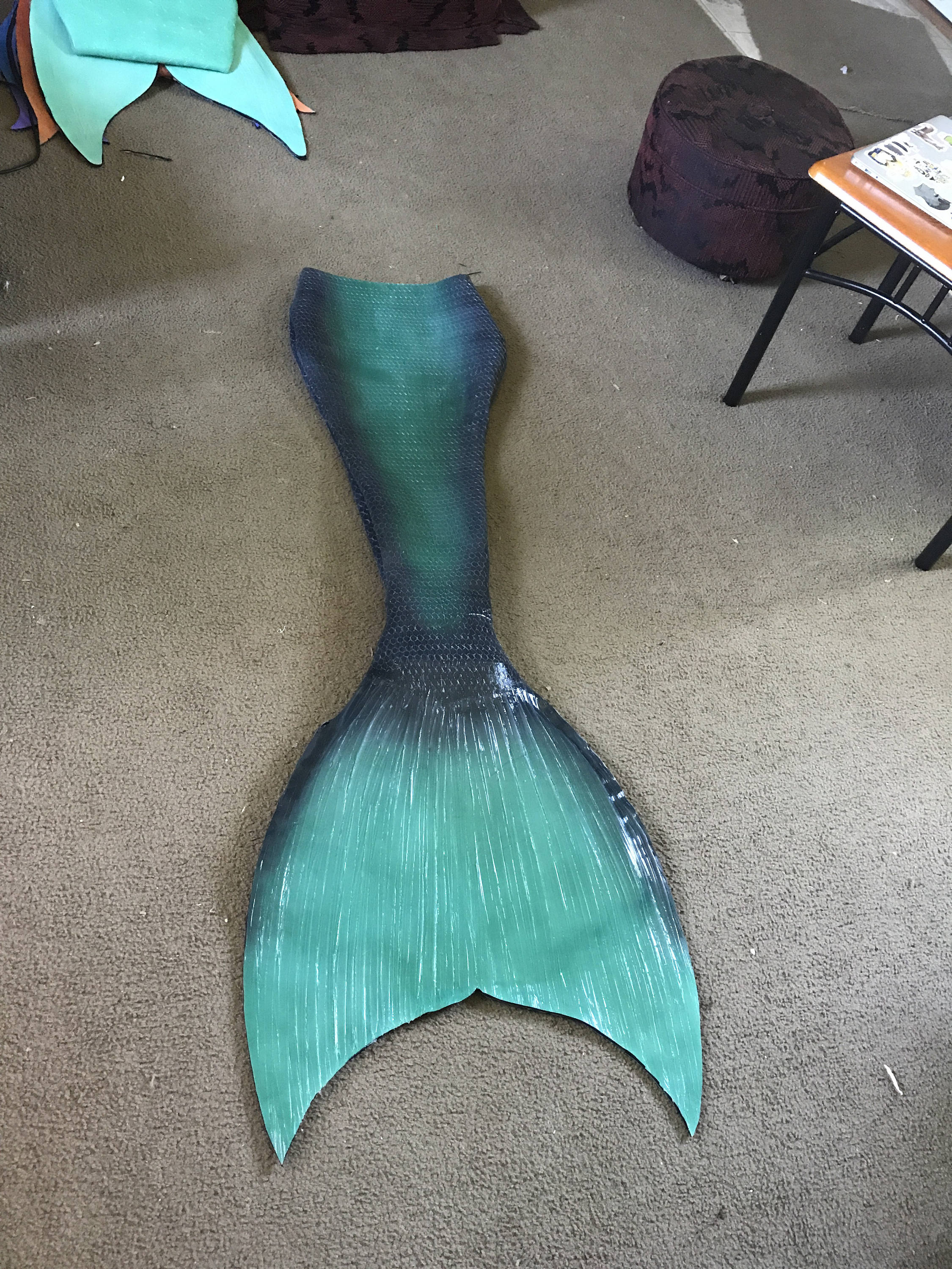 Silicone/Neoprene Mermaid Tail