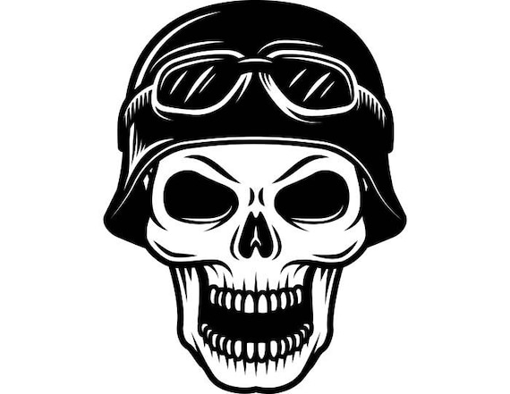 Download Motorcycle Skull 10 Helmet Goggles Chopper Outlaw Bike Biker