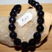8" Strand of 10mm Faceted Round Man Made Blue Goldstone Beads #203
