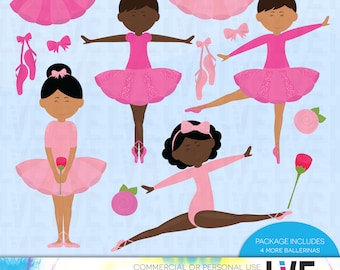 Ballerinas and Tutus Hot Pink Glitter Clipart ballerina hot