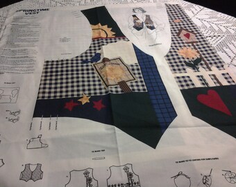 Springtime vest panel