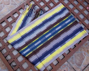 Guatemalan Textile Organic Cotton and Dyes 15 X 17 inches