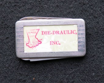 Money Clip, with Die-Draulic, Inc. Advertising