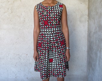 Geraldine Pleated Dress