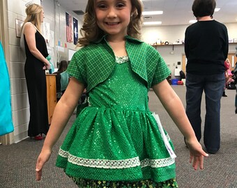 St Patricks Day costume or pageant dress