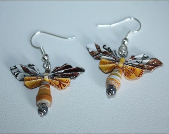 Butterfly earrings / butterfly earrings #364