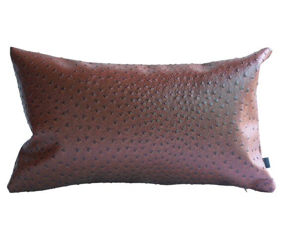 Kdays Ostrich Faux Leather Pillow Cover X Inches Kdays Ostrich Faux Leather Pillow Cover X Inches