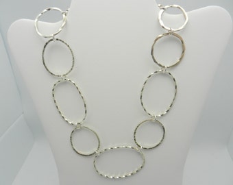 Chunky sterling necklace