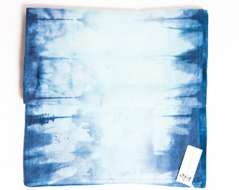 Custom Table Runner - Hand Dyed Fabric - Dip Dyed Fabric - Choose Your Colors - Home Gift - Wedding Gift - Bridesmaid Gift - Table Linens