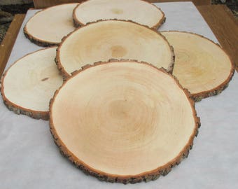 14"-15" Large Alder Wood Slice, 14-15 inch wood slice,large wood slab,wood platter,Rustic Wedding Decor,Cake Stand,Wedding Centerpiece