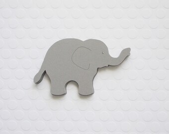 Elephant Party Decoration, Elephant Cutouts, Color Choice, Baby Shower Decor, Birthday Party Decoration, 20 CT.