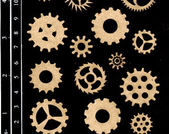 Dusty Attic, DA0689, Mini Cogs, Scrapbooking, Chipboard, Card Making, Mixed Media, DYI crafts