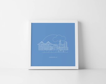 Charleston Cityscape Print