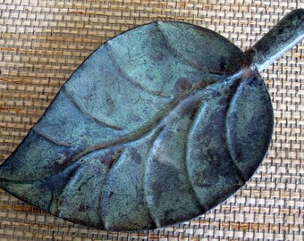 Decorative Metal Leaf Tray for Display, Smallest, not for food use