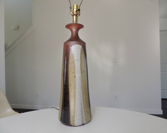 Mid Century David Cressey lamp studio pottery