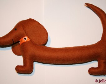 The Jello stuffed toy Dachshund