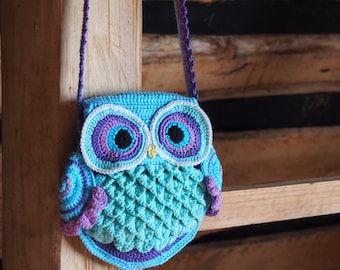 Crochet bag pattern, crochet owl pattern, crochet purse pattern, crochet pattern Owl Bag, crochet owl purse, crochet owl, crochet bag,