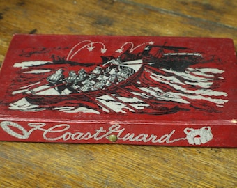 Vintage Coast Guard Pencil Box