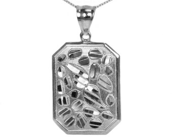 Sterling Silver Nugget Necklace