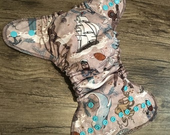 Newborn Hybrid Fitted Cloth Diaper