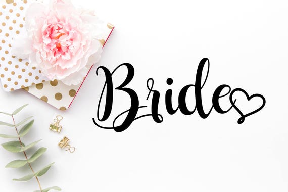 Download Bride Cricut File Bridal SVG Wifey Cutting File Svg