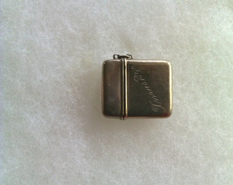 1896 Victorian Sterling Vesta case