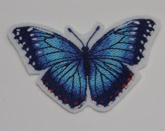 Butterfly Iron-on Patch. Embroidered Patch. Sew-On Patch.