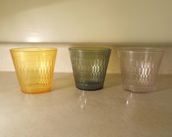 Vintage OatMeal Tumblers Set of 3