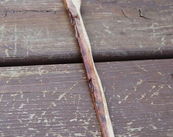 Live Edge Druid Wand
