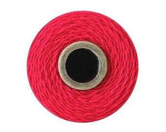 Red Bakers Twine - Solid Maraschino - 240 Yard Spool