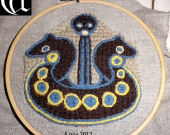 viking inspired embroidery