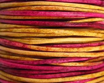 2 Yards - 1mm "Gypsy Irasa" Leather Cord