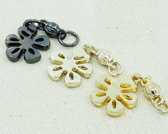 Flower Metal Zipper Slider,zipper accerrories.10pcs