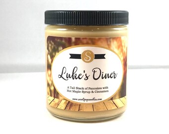 Luke's Diner, Gilmore Girls Inspired Soy Candle