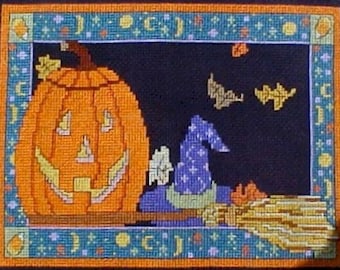 All Hallow's Eve Cross Stitch Pattern - Digital Download