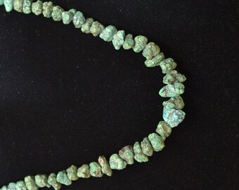 Vintage Native American Turquoise Nugget Necklace