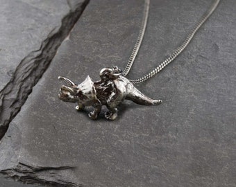 Vintage Triceratops Necklace