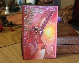 Rose Series - Collared Aracari Magic - Original Art