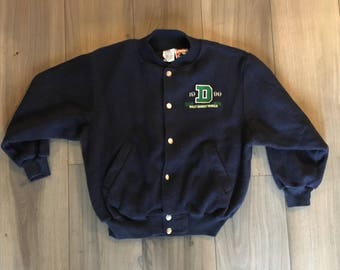 Kids Vintage 90's Disney Letterman Jacket Size XL
