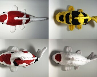 Koi Fish softie / plush toy made of fleece