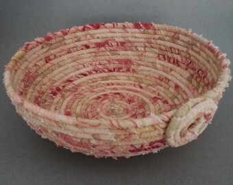 Textured Basket, Coiled Basket, Clothesline Basket