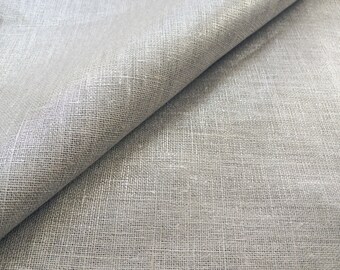 Fabric 100% lin lamé silver / silver - price is for 25 cm
