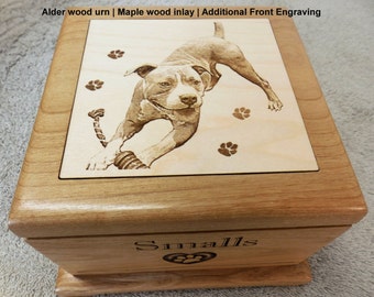 Medium Sized Pet Urn - Laser Engraved