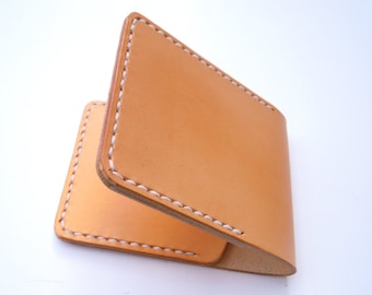 Handmade mens womens leather wallet card holder gift