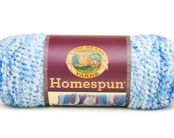 Lion Brand Yarn Homespun Yarn, Delft